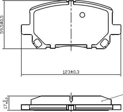 NATIONAL NP2981 - Kit de plaquettes de frein, frein à disque cwaw.fr