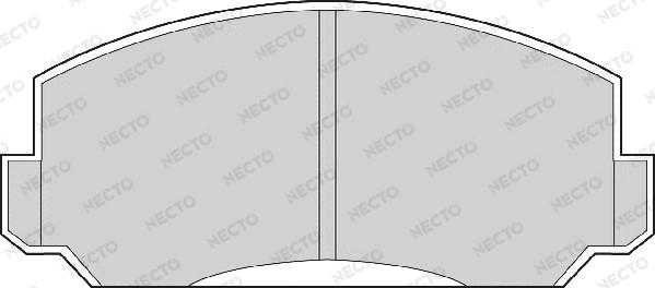 Necto FD904A - Kit de plaquettes de frein, frein à disque cwaw.fr