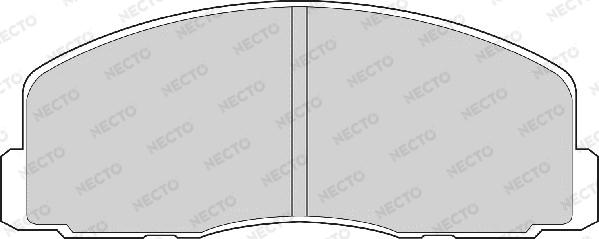 Necto FD903A - Kit de plaquettes de frein, frein à disque cwaw.fr