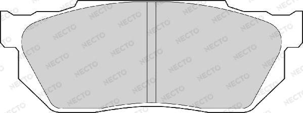 Necto FD902A - Kit de plaquettes de frein, frein à disque cwaw.fr