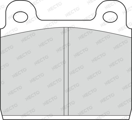 Necto FD497V - Kit de plaquettes de frein, frein à disque cwaw.fr