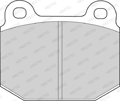 Necto FD465A - Kit de plaquettes de frein, frein à disque cwaw.fr