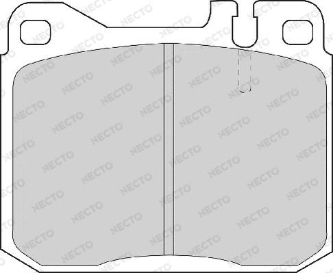 Necto FD4093A - Kit de plaquettes de frein, frein à disque cwaw.fr