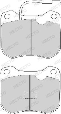 Necto FD4018A - Kit de plaquettes de frein, frein à disque cwaw.fr