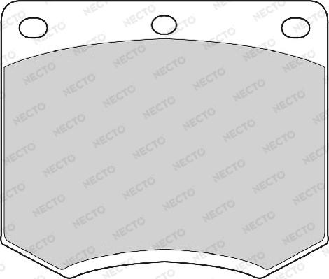 Necto FD4023A - Kit de plaquettes de frein, frein à disque cwaw.fr