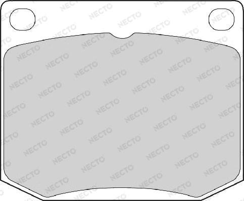 Necto FD4027A - Kit de plaquettes de frein, frein à disque cwaw.fr