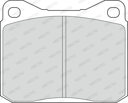 Necto FD4141V - Kit de plaquettes de frein, frein à disque cwaw.fr