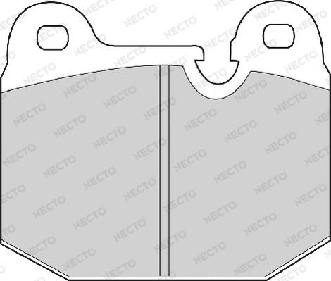 Necto FD4143A - Kit de plaquettes de frein, frein à disque cwaw.fr