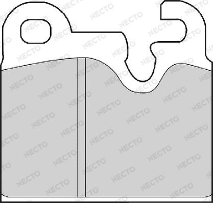 Necto FD4152A - Kit de plaquettes de frein, frein à disque cwaw.fr