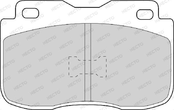 Necto FD4167A - Kit de plaquettes de frein, frein à disque cwaw.fr