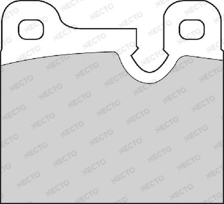 Necto FD4138A - Kit de plaquettes de frein, frein à disque cwaw.fr