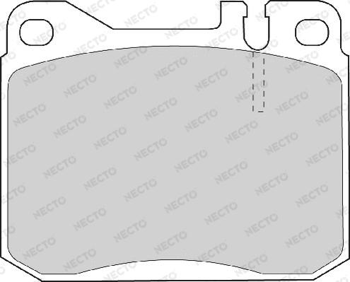 Necto FD4137A - Kit de plaquettes de frein, frein à disque cwaw.fr