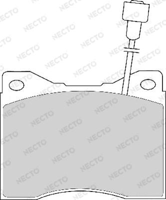 Necto FD4176A - Kit de plaquettes de frein, frein à disque cwaw.fr