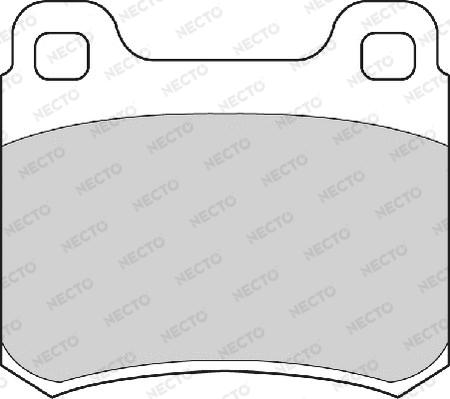 Necto FD4173A - Kit de plaquettes de frein, frein à disque cwaw.fr