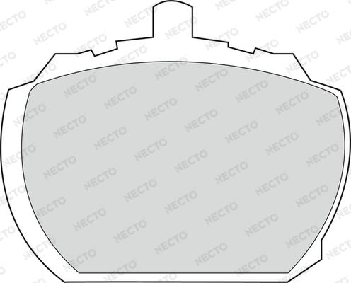 Necto FD571V - Kit de plaquettes de frein, frein à disque cwaw.fr