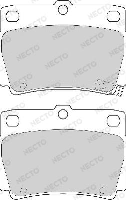 Necto FD6993A - Kit de plaquettes de frein, frein à disque cwaw.fr