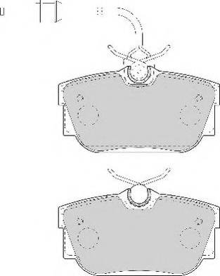 Necto FD6997N - Kit de plaquettes de frein, frein à disque cwaw.fr