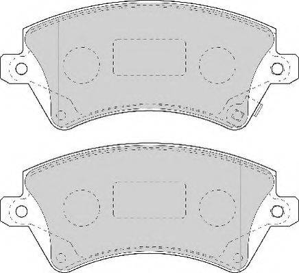 Necto FD6964N - Kit de plaquettes de frein, frein à disque cwaw.fr