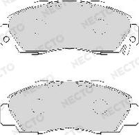 Necto FD6966A - Kit de plaquettes de frein, frein à disque cwaw.fr