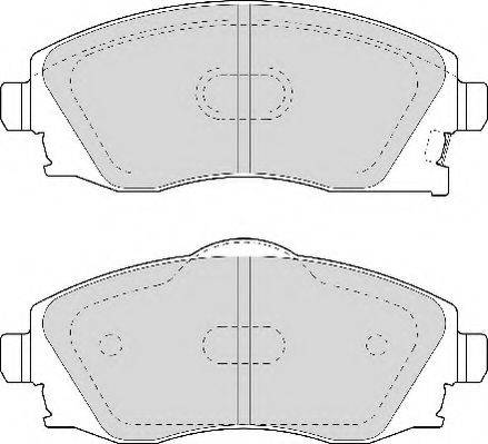 Necto FD6960N - Kit de plaquettes de frein, frein à disque cwaw.fr