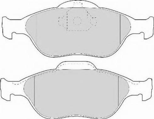 Necto FD6909N - Kit de plaquettes de frein, frein à disque cwaw.fr