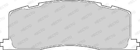 Necto FD6904A - Kit de plaquettes de frein, frein à disque cwaw.fr