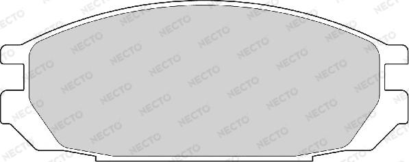 Necto FD6905A - Kit de plaquettes de frein, frein à disque cwaw.fr