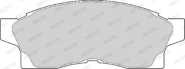 Necto FD6903A - Kit de plaquettes de frein, frein à disque cwaw.fr