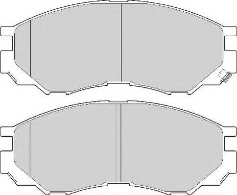 Necto FD6913N - Kit de plaquettes de frein, frein à disque cwaw.fr