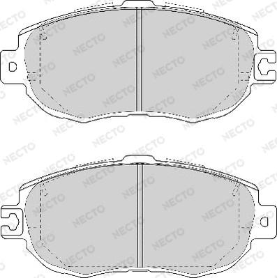 Necto FD6983A - Kit de plaquettes de frein, frein à disque cwaw.fr