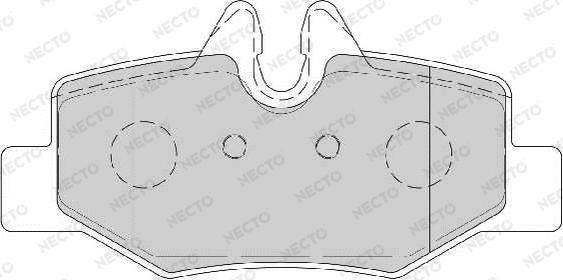 Necto FD6930A - Kit de plaquettes de frein, frein à disque cwaw.fr