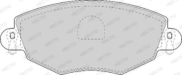 Necto FD6931A - Kit de plaquettes de frein, frein à disque cwaw.fr