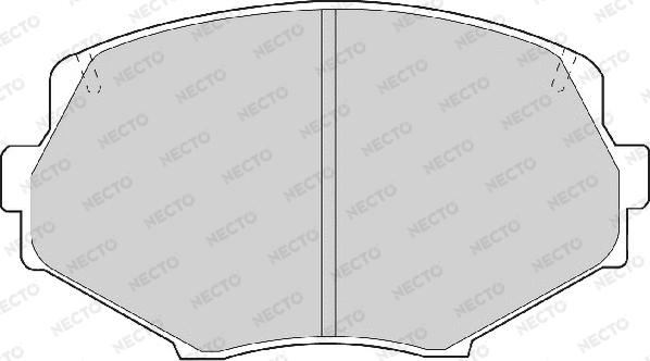 Necto FD6925A - Kit de plaquettes de frein, frein à disque cwaw.fr