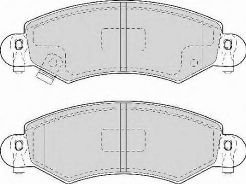 Necto FD6922N - Kit de plaquettes de frein, frein à disque cwaw.fr