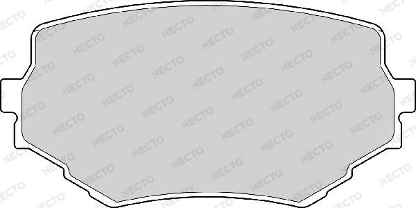 Necto FD6971A - Kit de plaquettes de frein, frein à disque cwaw.fr