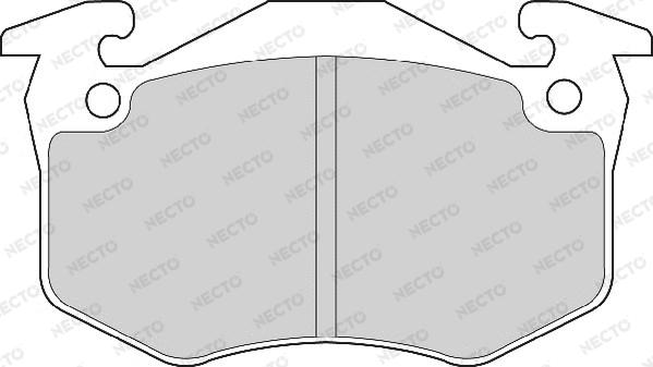 Necto FD6442A - Kit de plaquettes de frein, frein à disque cwaw.fr