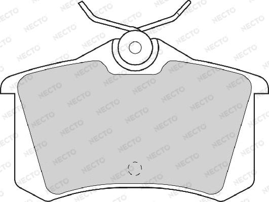 Necto FD6466A - Kit de plaquettes de frein, frein à disque cwaw.fr