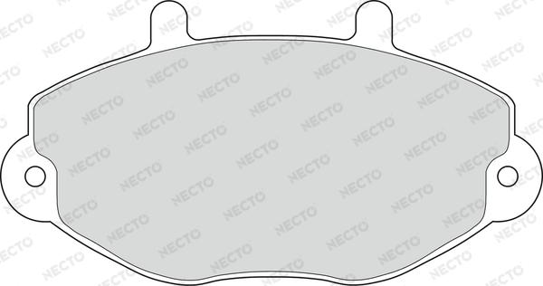 Necto FD6404V - Kit de plaquettes de frein, frein à disque cwaw.fr