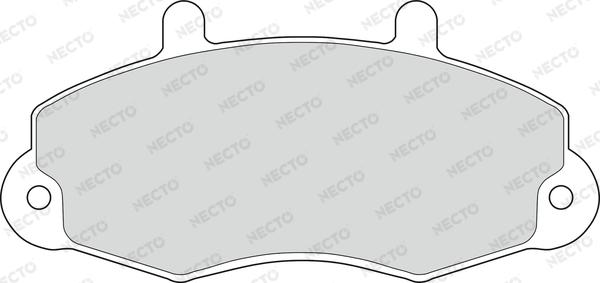 Necto FD6403V - Kit de plaquettes de frein, frein à disque cwaw.fr