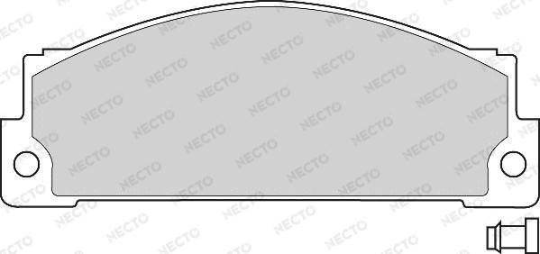 Necto FD6429A - Kit de plaquettes de frein, frein à disque cwaw.fr