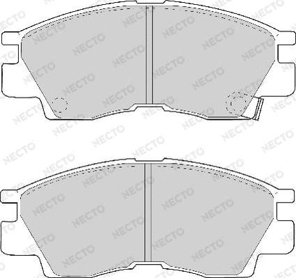 Necto FD6598A - Kit de plaquettes de frein, frein à disque cwaw.fr