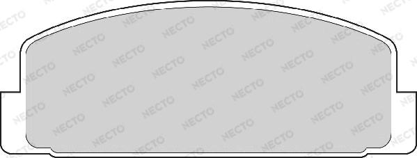 Necto FD6554A - Kit de plaquettes de frein, frein à disque cwaw.fr