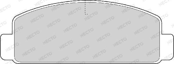 Necto FD6553A - Kit de plaquettes de frein, frein à disque cwaw.fr