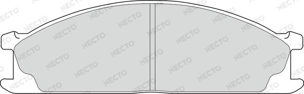 Necto FD6566V - Kit de plaquettes de frein, frein à disque cwaw.fr