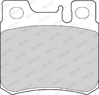 Necto FD6567A - Kit de plaquettes de frein, frein à disque cwaw.fr