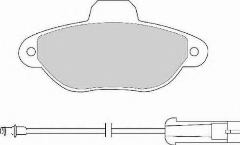 Necto FD6504N - Kit de plaquettes de frein, frein à disque cwaw.fr