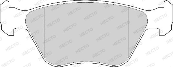 Necto FD6511A - Kit de plaquettes de frein, frein à disque cwaw.fr