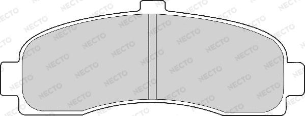 Necto FD6513A - Kit de plaquettes de frein, frein à disque cwaw.fr