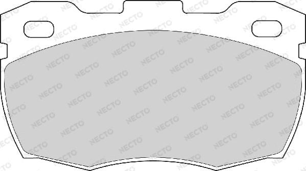 Necto FD6585A - Kit de plaquettes de frein, frein à disque cwaw.fr