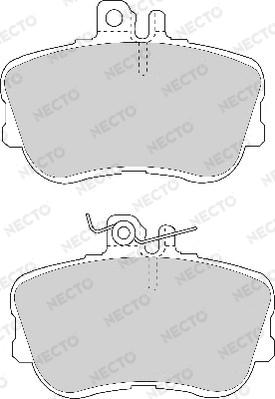 Necto FD6583A - Kit de plaquettes de frein, frein à disque cwaw.fr